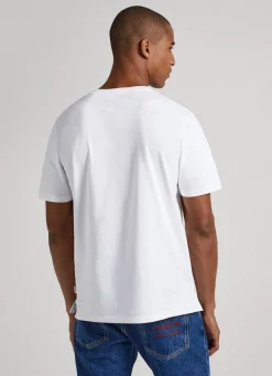 Men Pepe Jeans London Map Print T-Shirt