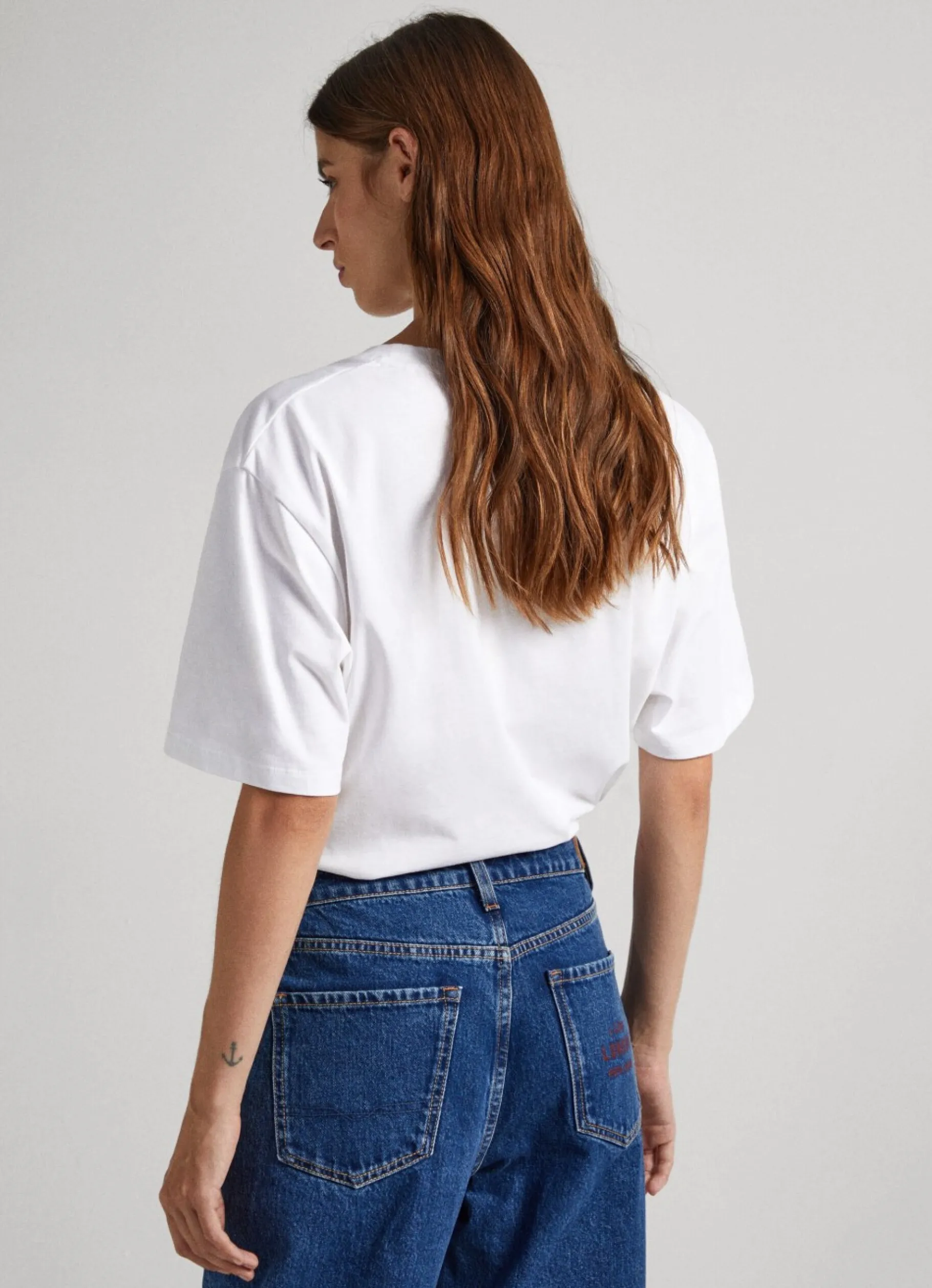 Women Pepe Jeans London Map Print T-Shirt