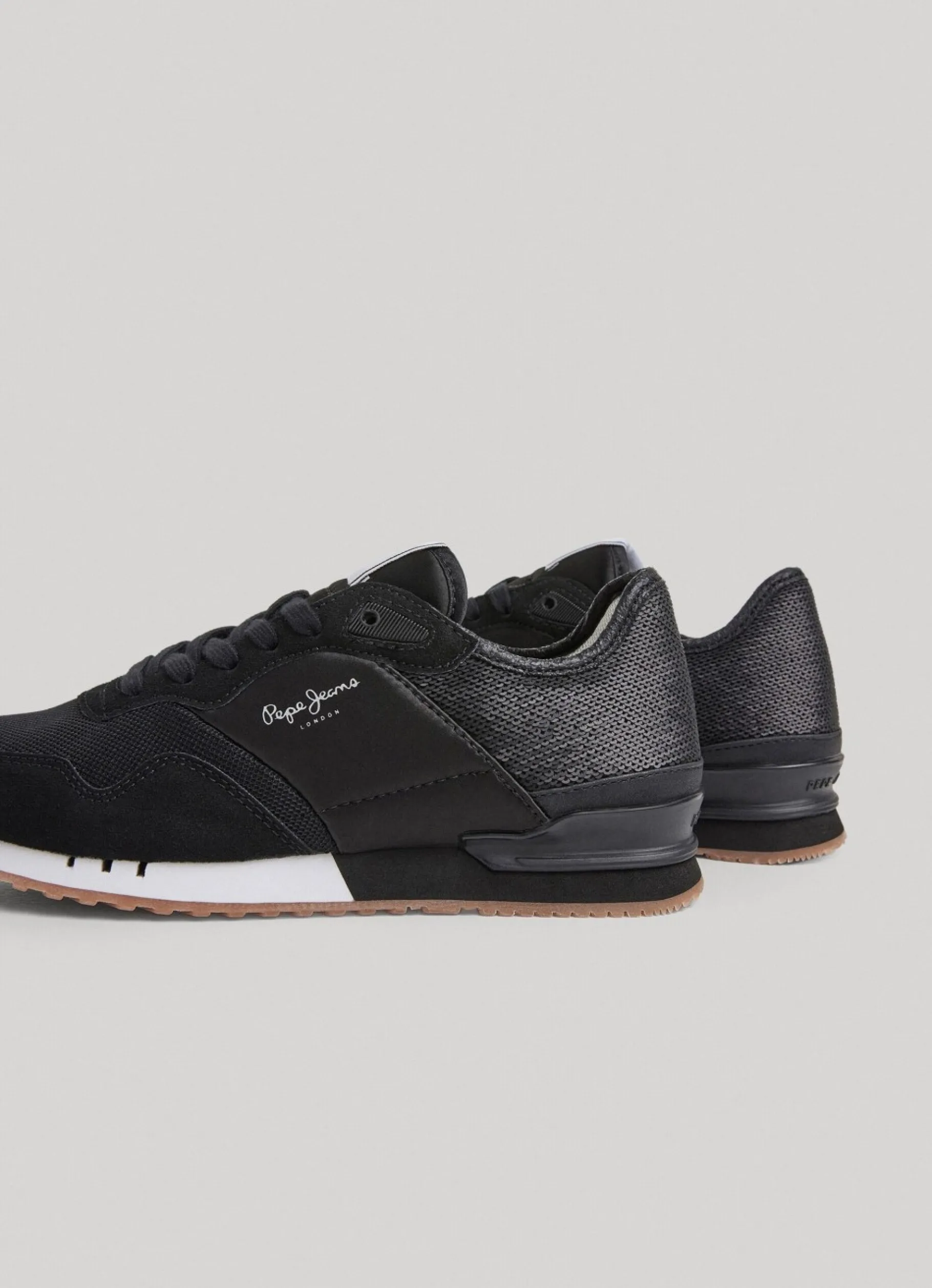 Women Pepe Jeans London Sequins Running Shoes