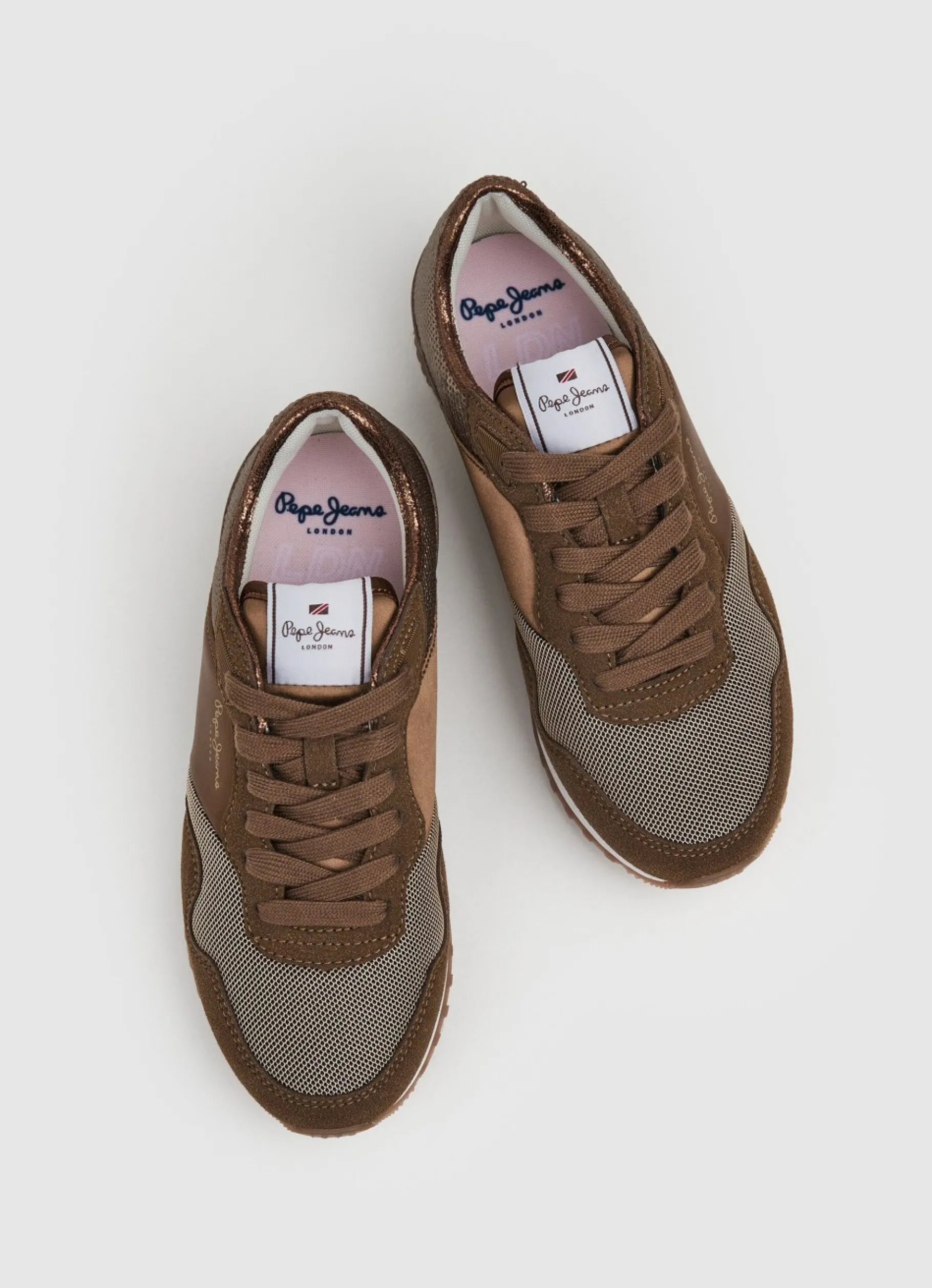 Women Pepe Jeans London Sequins Running Shoes