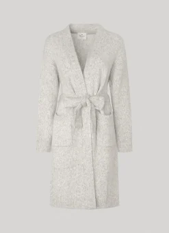 Women Pepe Jeans Long Cardigan With Belt