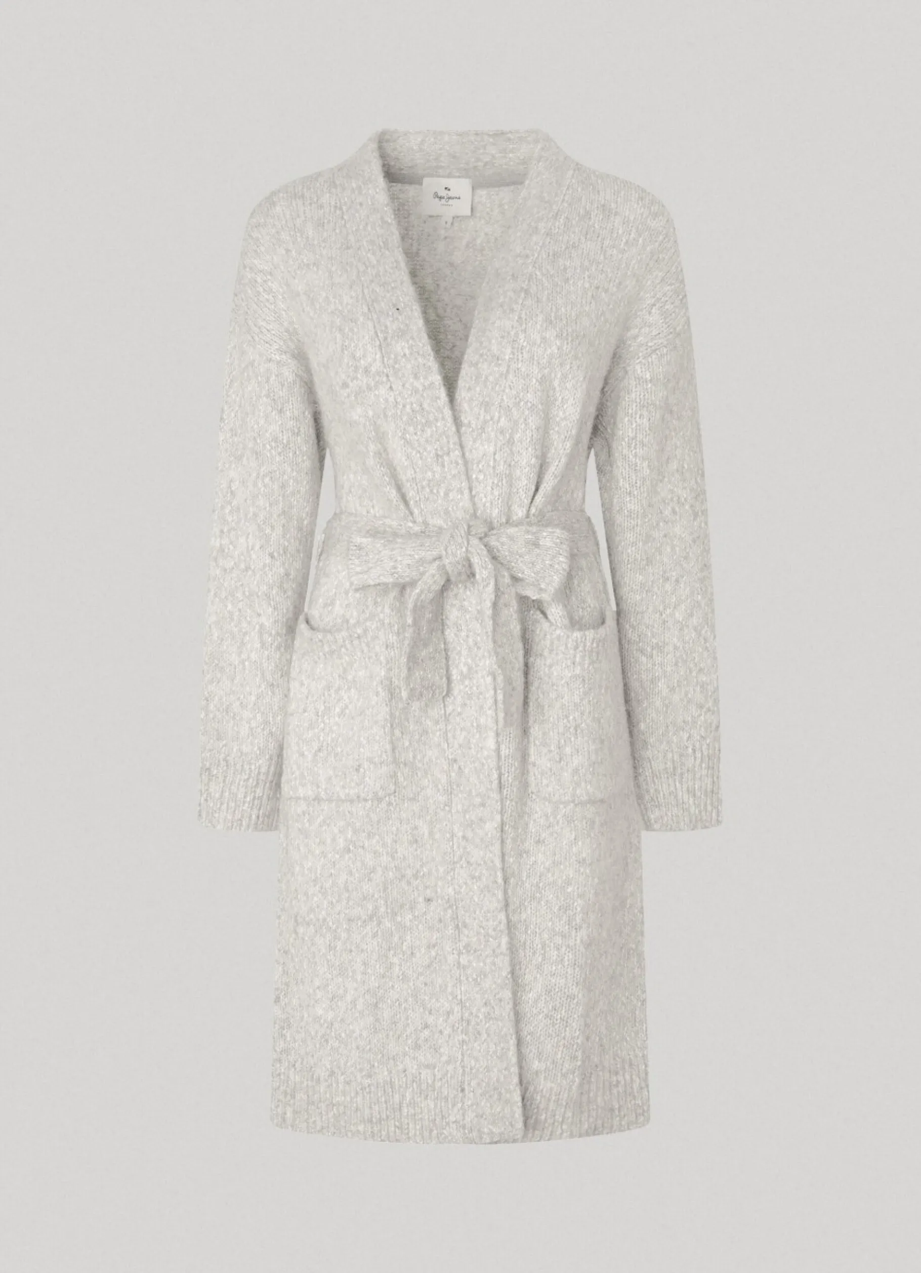 Women Pepe Jeans Long Cardigan With Belt