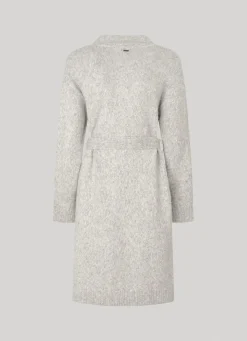 Women Pepe Jeans Long Cardigan With Belt