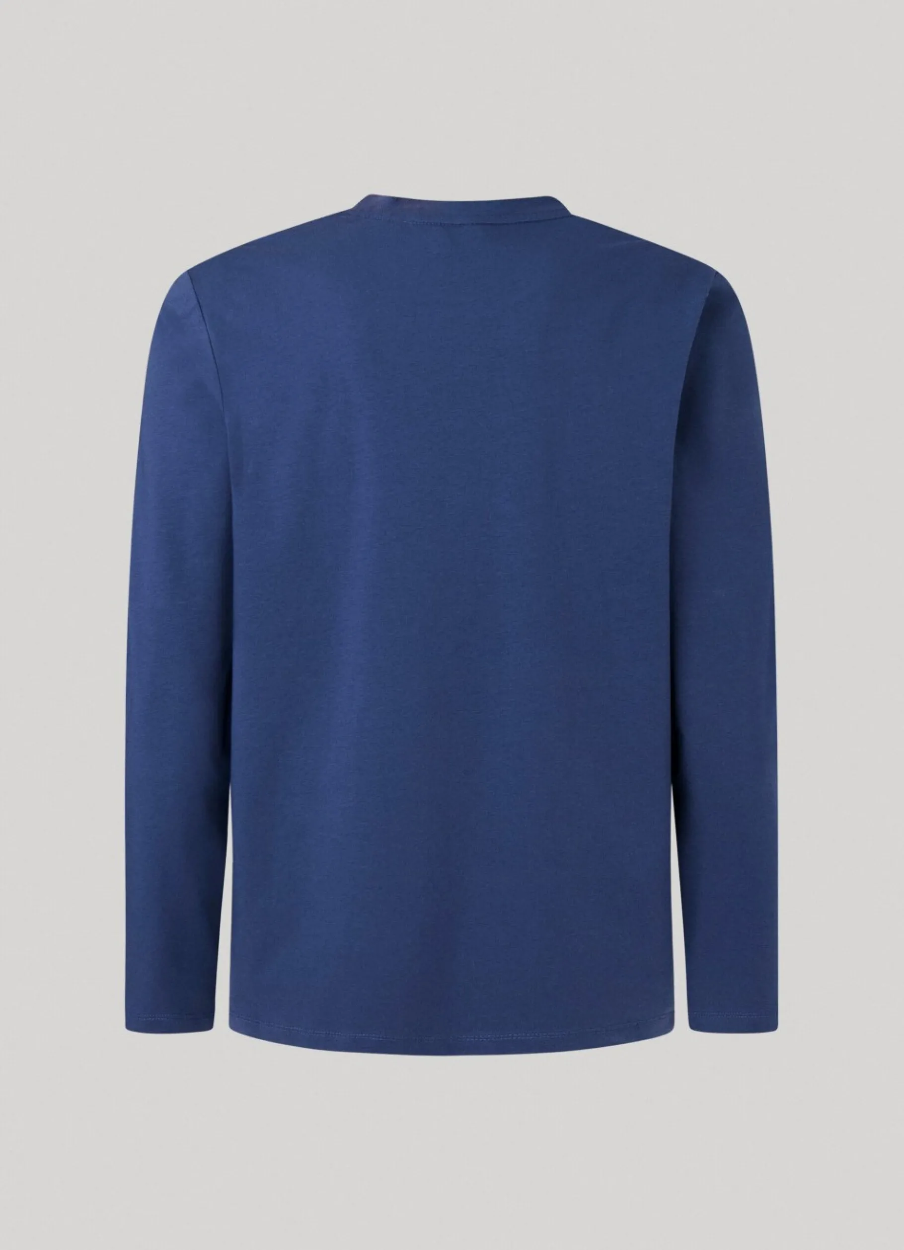 Men Pepe Jeans Long Sleeve Cotton Jersey Shirt