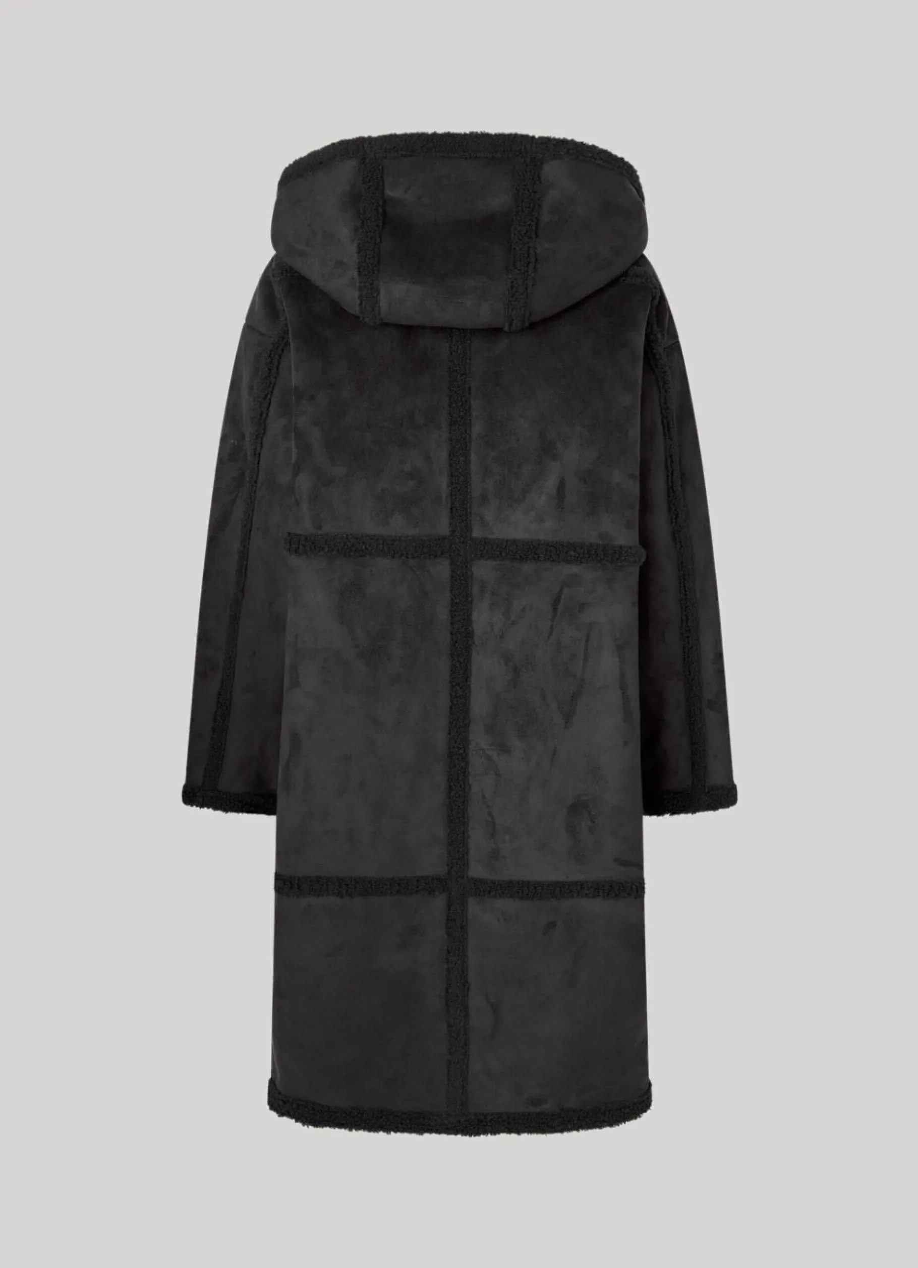 Women Pepe Jeans Long Suedette Jacket