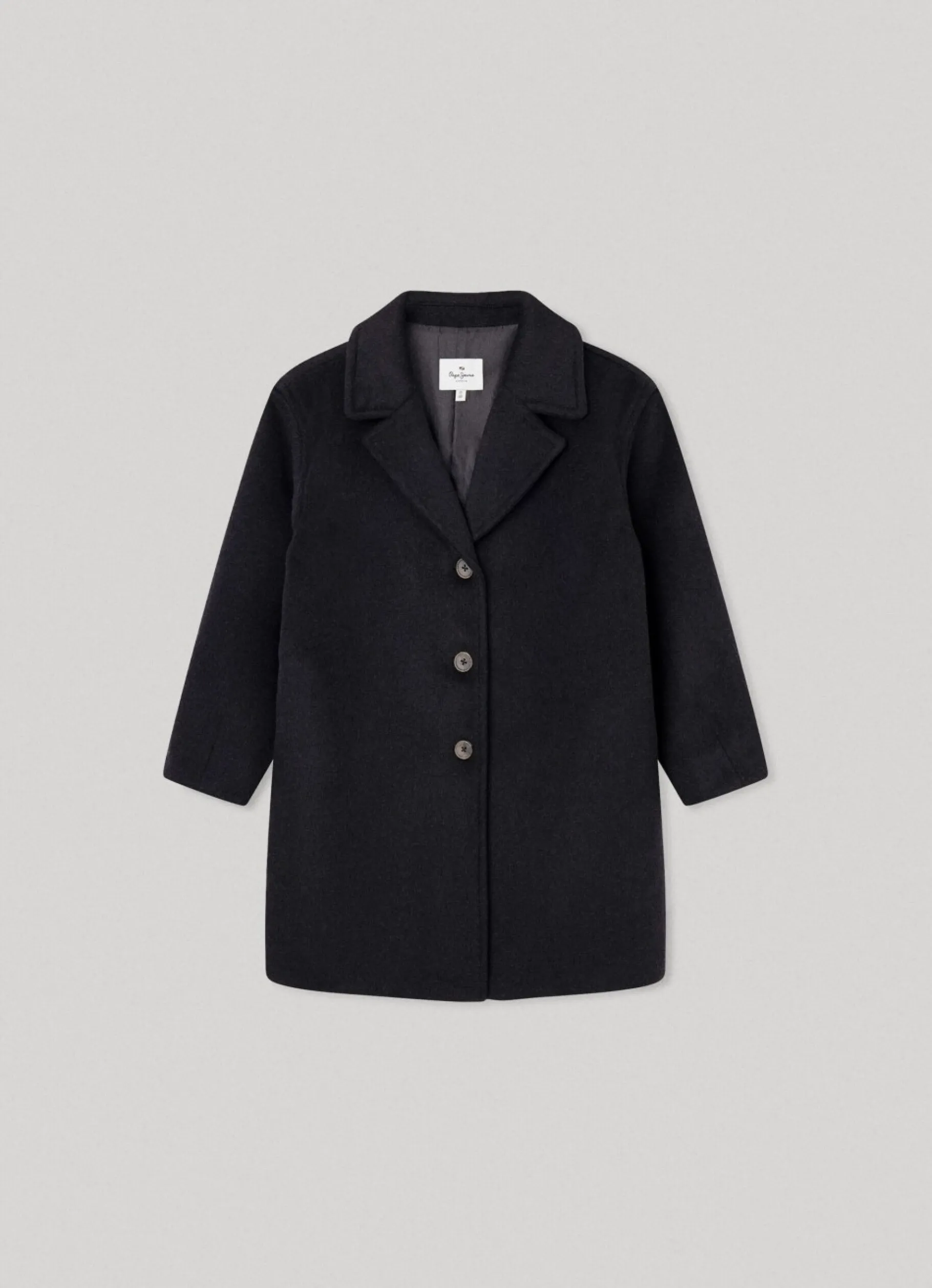 Girl Pepe Jeans Long Wool Coat