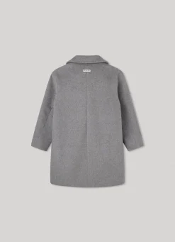 Girl Pepe Jeans Long Wool Coat