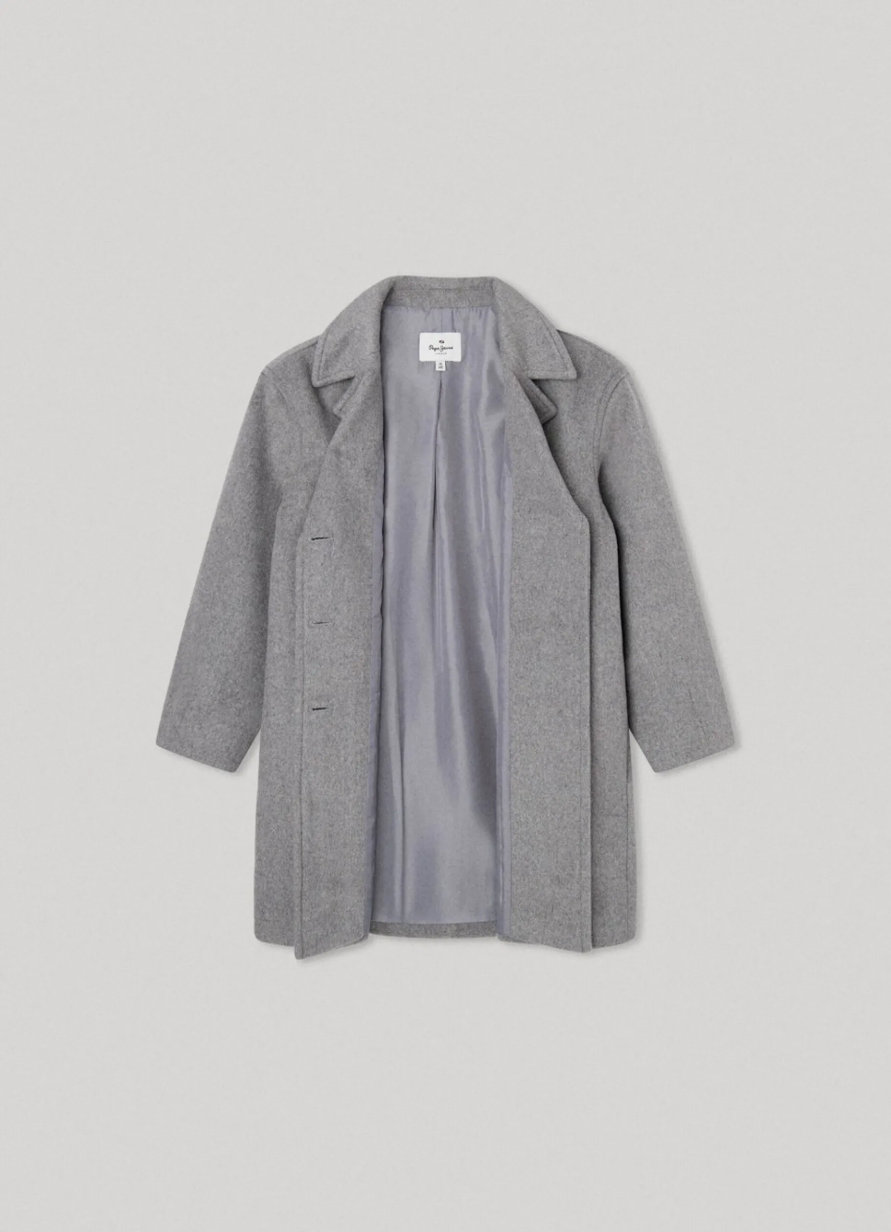 Girl Pepe Jeans Long Wool Coat