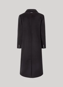 Women Pepe Jeans Long Wool Coat