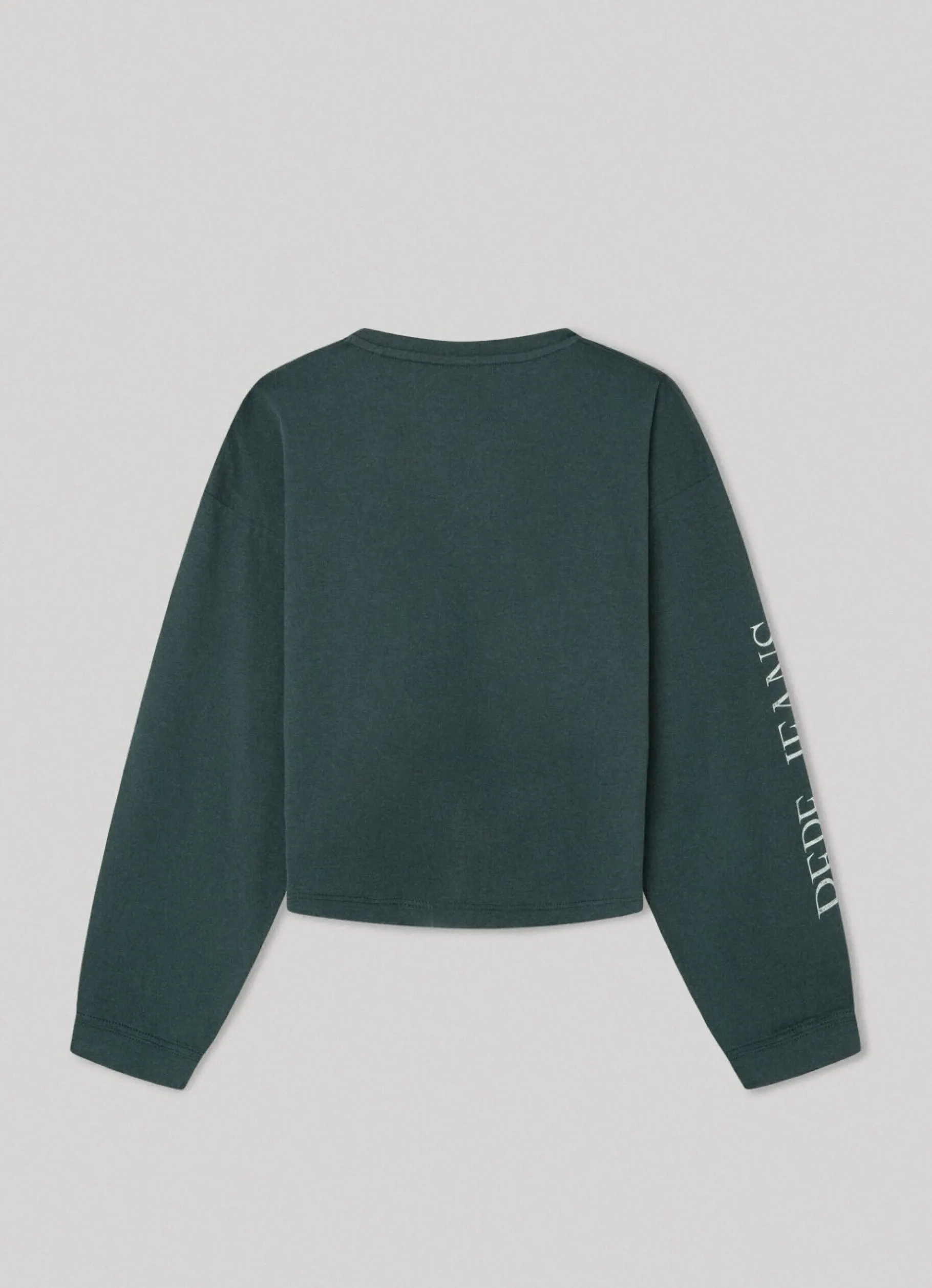 Girl Pepe Jeans Long-Sleeve Logo Print T-Shirt