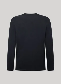 Men Pepe Jeans Long-Sleeved Cotton T-Shirt