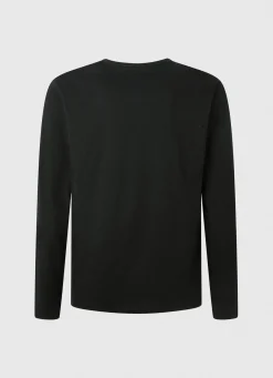 Men Pepe Jeans Long-Sleeved Cotton T-Shirt