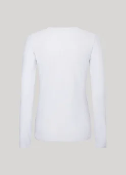 Women Pepe Jeans Long-Sleeved Cotton T-Shirt