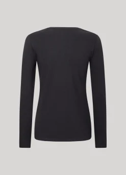 Women Pepe Jeans Long-Sleeved Cotton T-Shirt