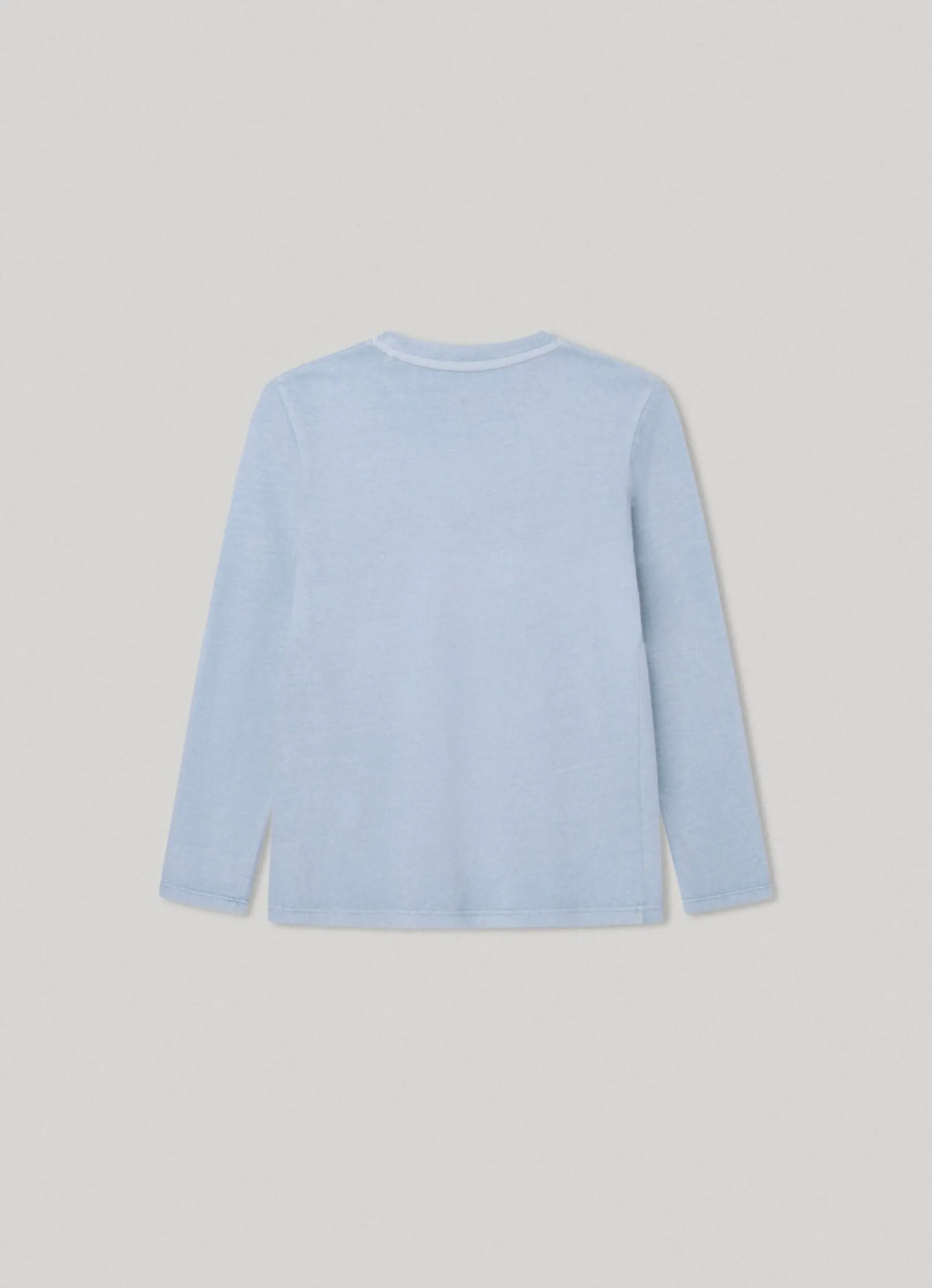 Boy Pepe Jeans Long-Sleeved Logo Print T-Shirt