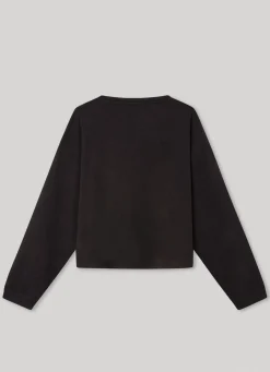 Girl Pepe Jeans Long-Sleeved Strass Detail T-Shirt
