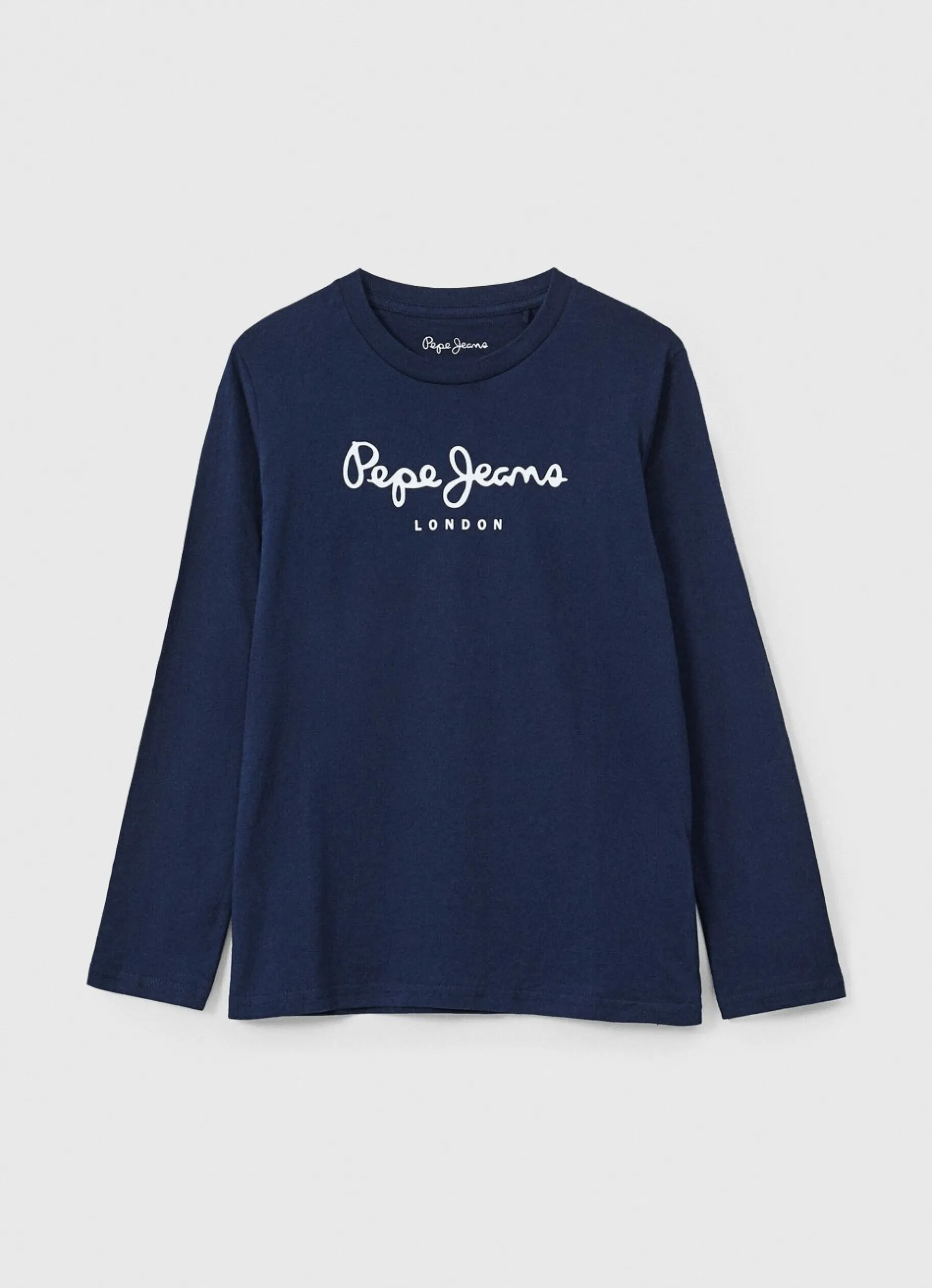 Boy Pepe Jeans Long-Sleeved T-Shirt Printed Logo