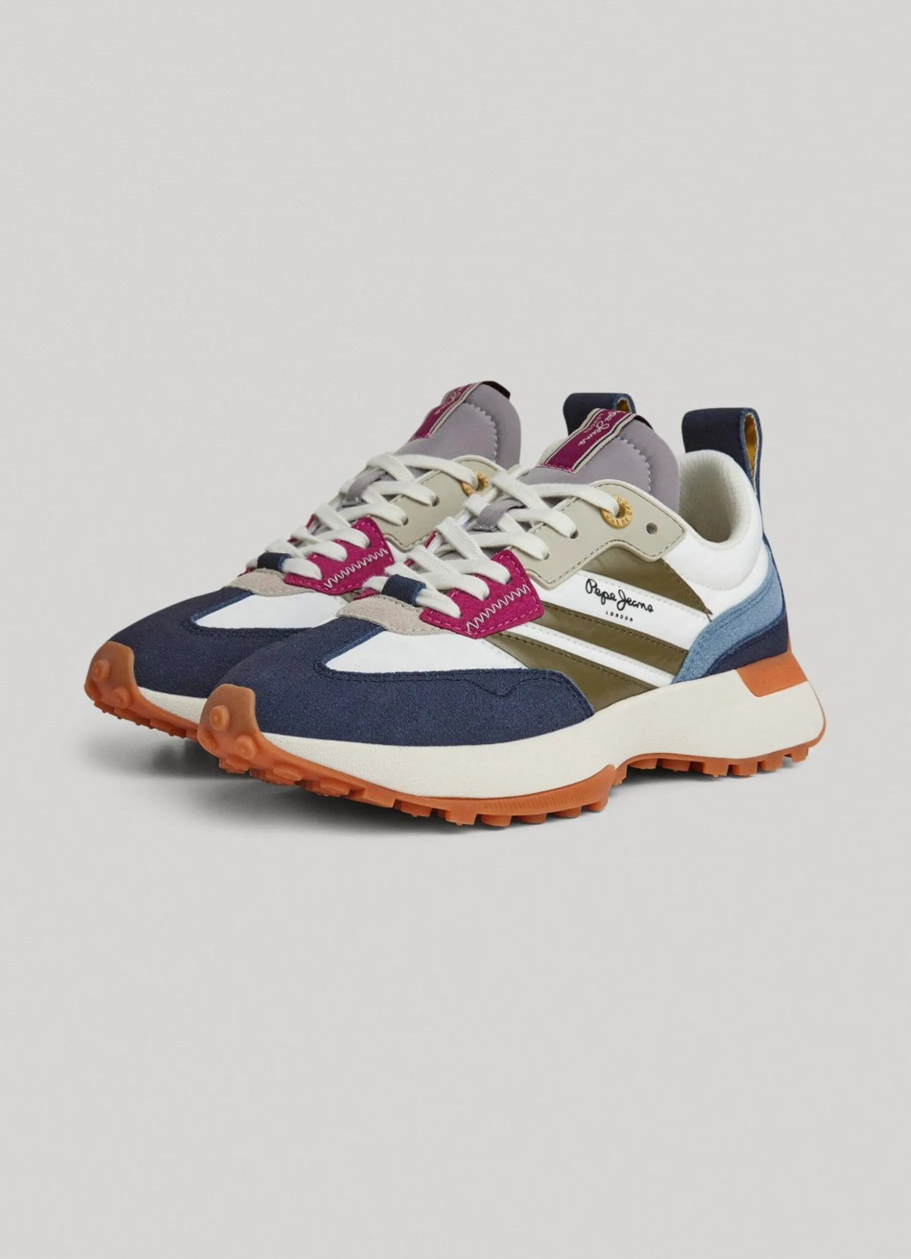 Women Pepe Jeans Lucky Grand Combined Trainers