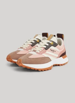 Women Pepe Jeans Lucky Grand Combined Trainers