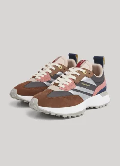 Women Pepe Jeans Lucky Grand Combined Trainers