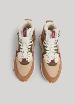Women Pepe Jeans Lucky Treck Combined Trainers
