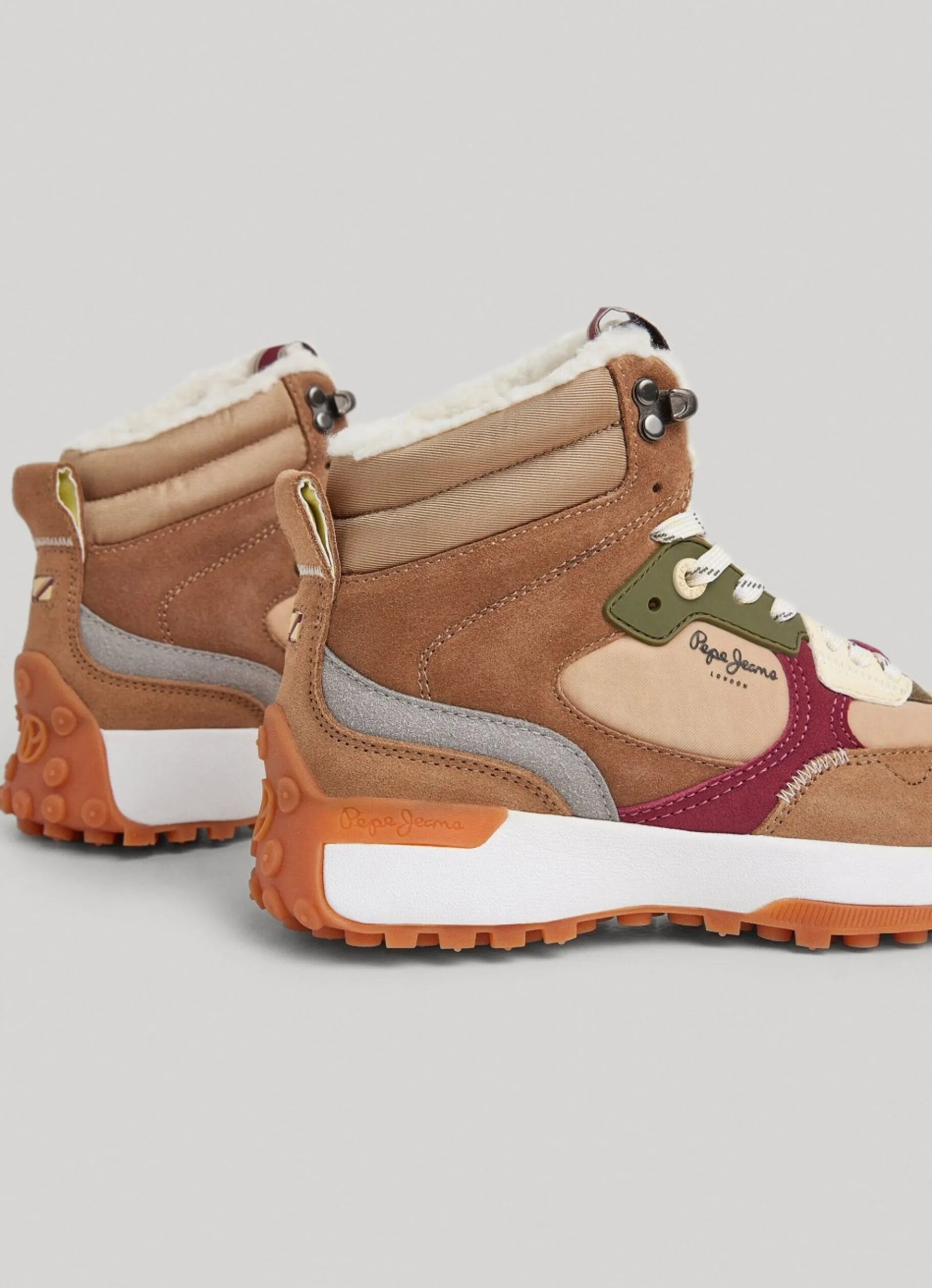Women Pepe Jeans Lucky Treck Combined Trainers