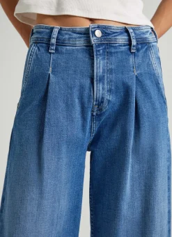 Women Pepe Jeans Lucy Wide Fit High-Rise Jeans