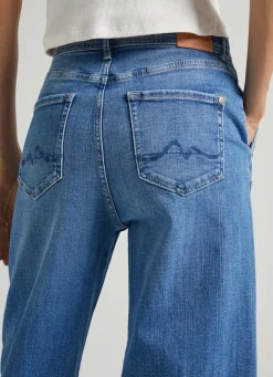 Women Pepe Jeans Lucy Wide Fit High-Rise Jeans