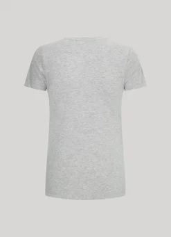 Women Pepe Jeans Lycra T-Shirt With Printed Logo