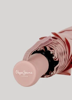 Women Pepe Jeans Macy Folding Automatic Umbrella