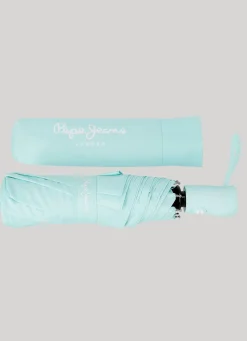 Women Pepe Jeans Macy Folding Automatic Umbrella