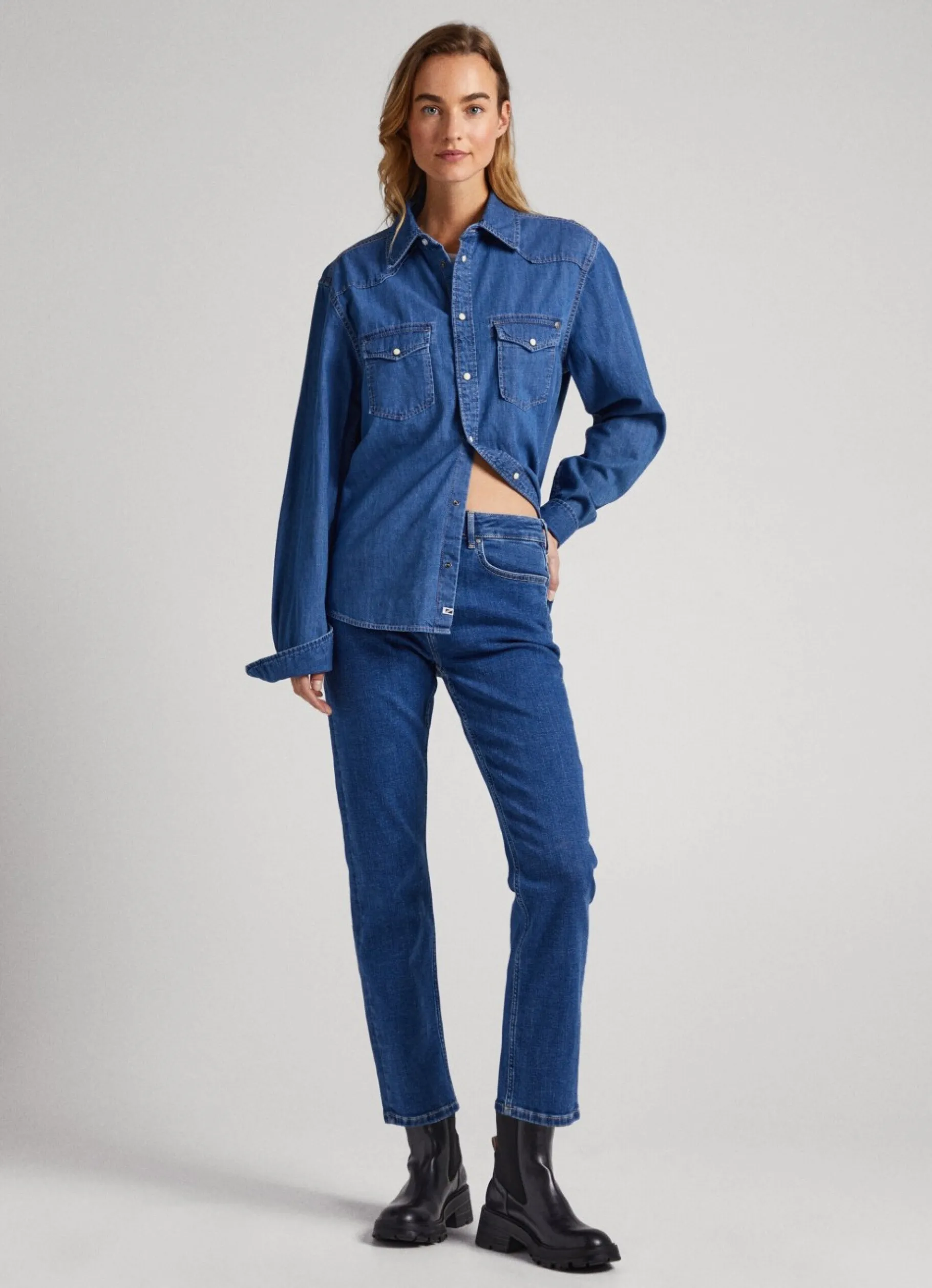 Women Pepe Jeans Mary Regular Fit High-Rise Jeans