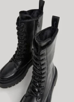 Women Pepe Jeans Mid Leg Utility Boots