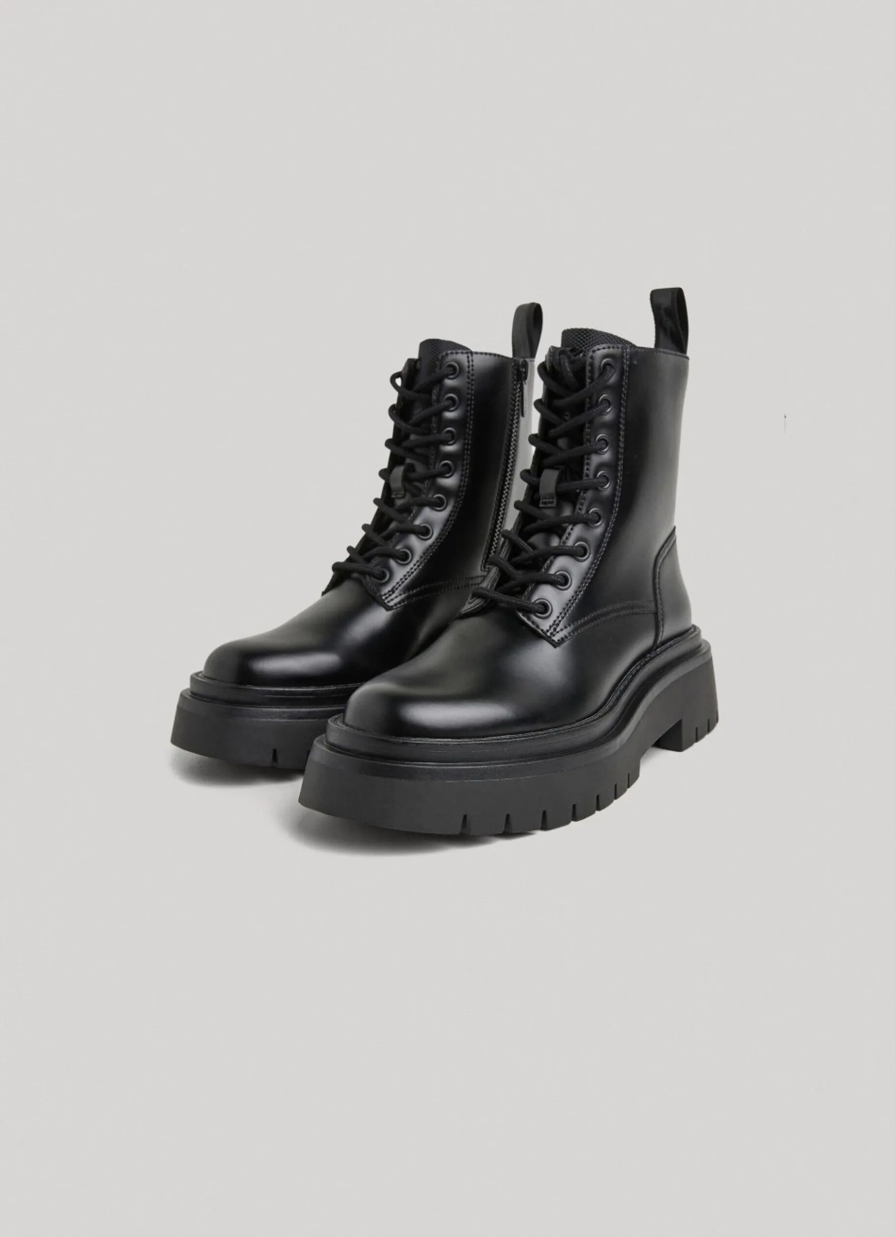 Women Pepe Jeans Mid-Cut Utility Boots