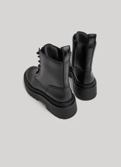 Women Pepe Jeans Mid-Cut Utility Boots