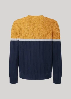 Men Pepe Jeans Mixed Stitch Sweatshirt
