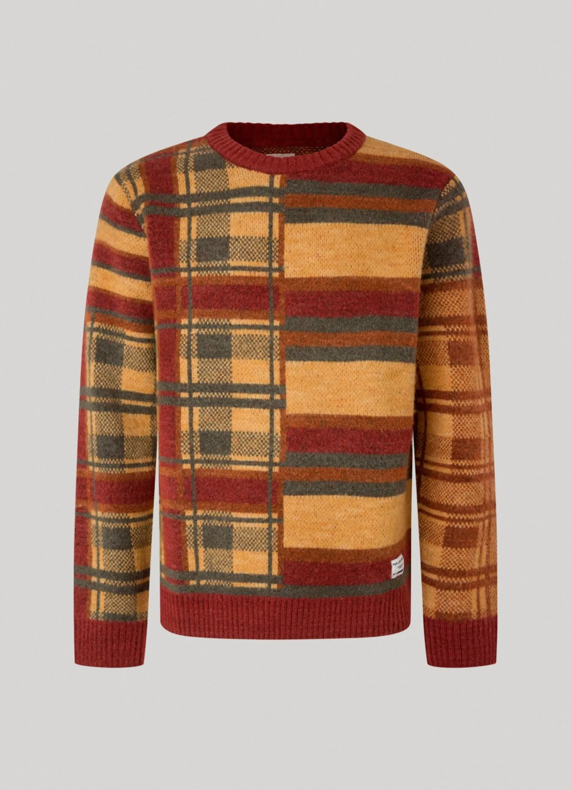 Men Pepe Jeans Multy Check Cotton Sweatshirt