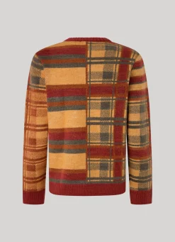 Men Pepe Jeans Multy Check Cotton Sweatshirt