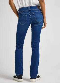 Women Pepe Jeans New Gen Regular Fit Mid-Rise Jeans