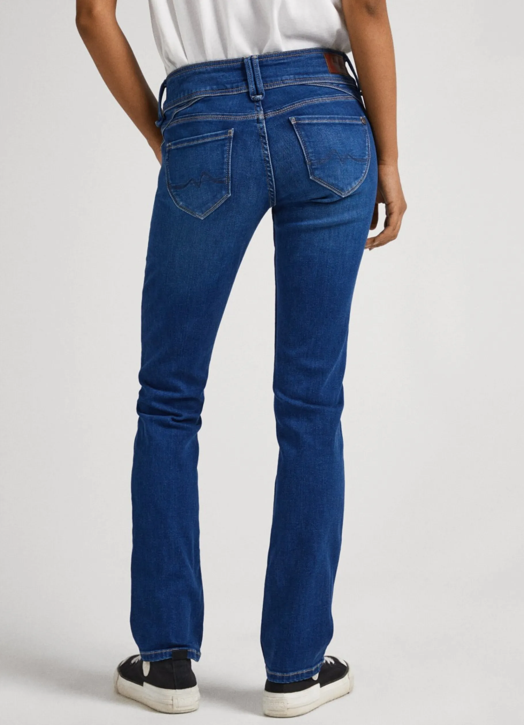 Women Pepe Jeans New Gen Regular Fit Mid-Rise Jeans