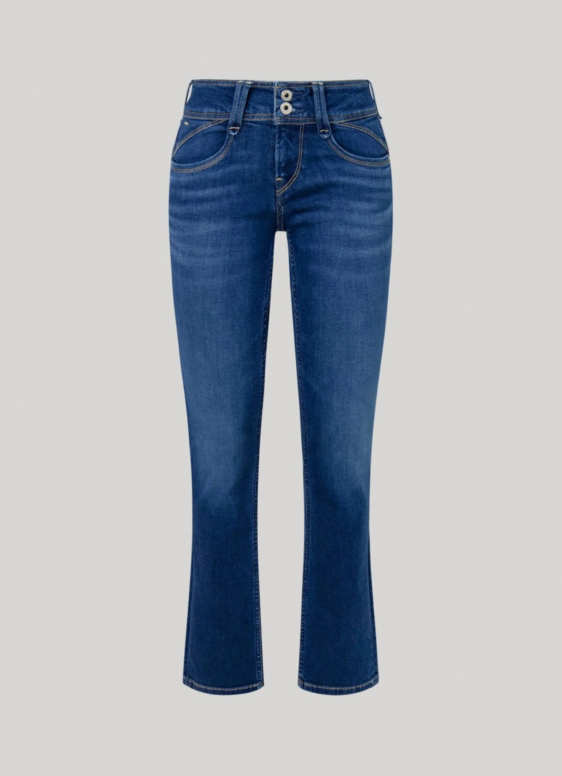 Women Pepe Jeans New Gen Regular Fit Mid-Rise Jeans