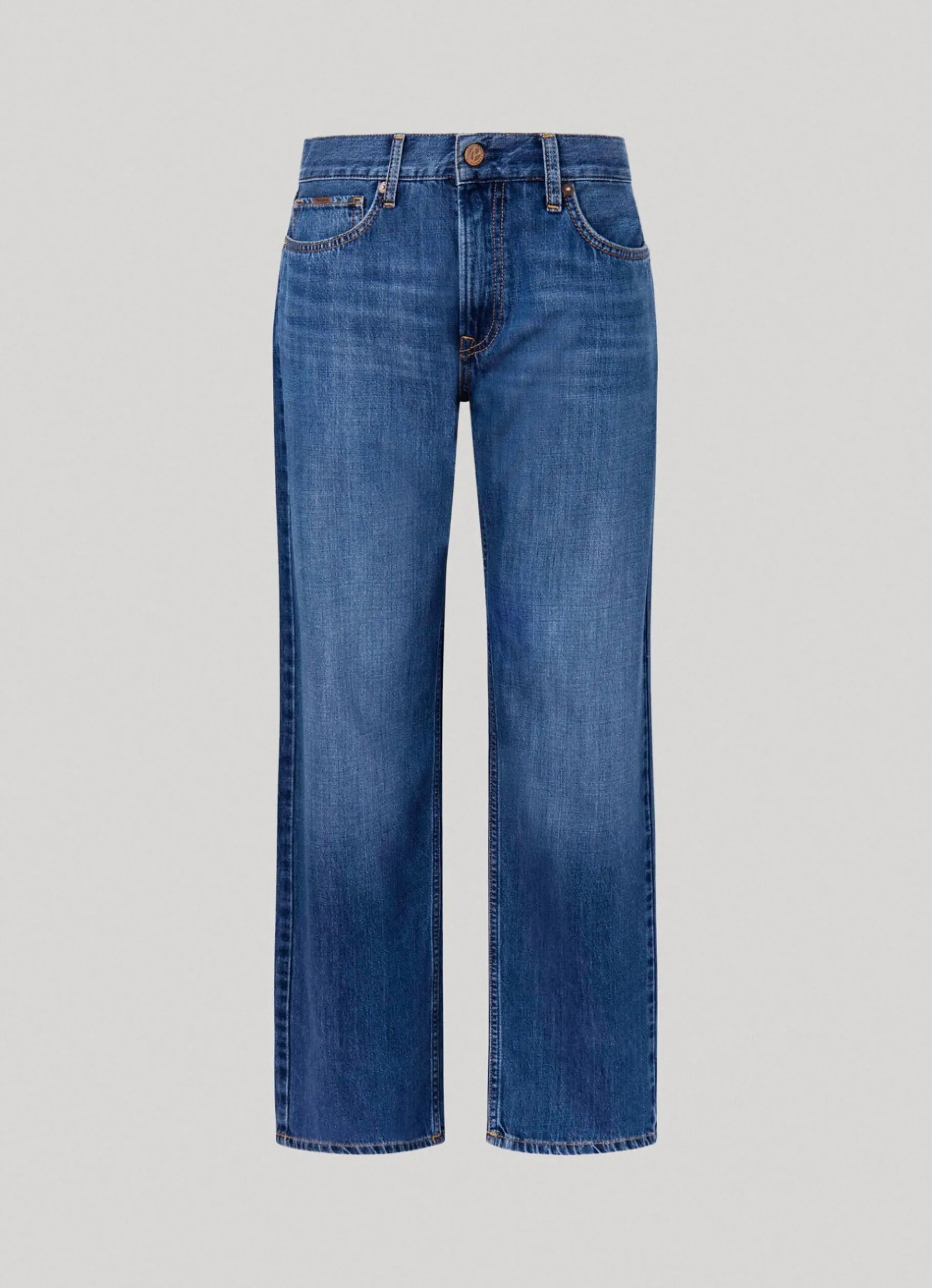 Women Pepe Jeans Nicky Boyfriend Fit Low-Rise Jeans