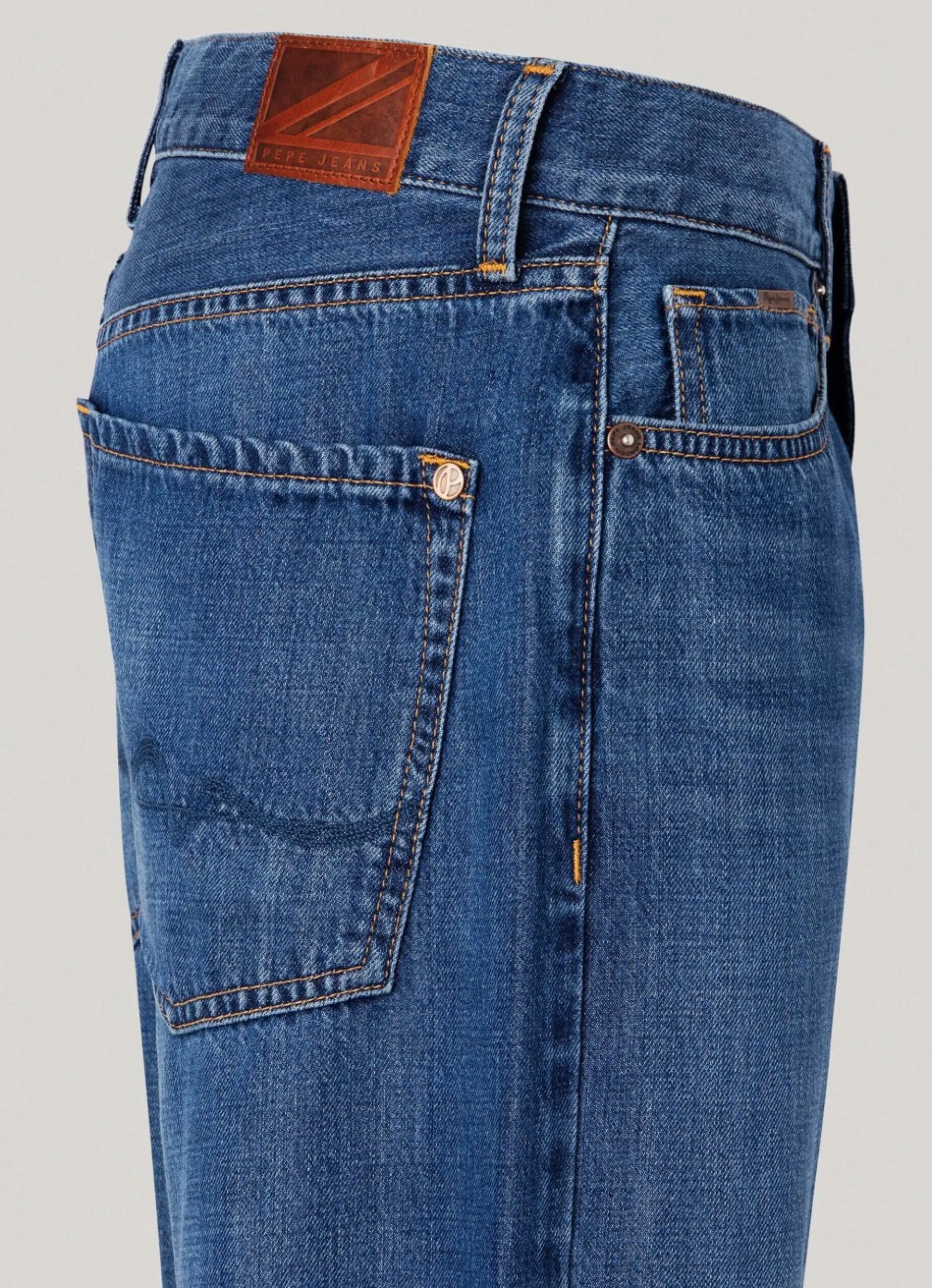 Women Pepe Jeans Nicky Boyfriend Fit Low-Rise Jeans