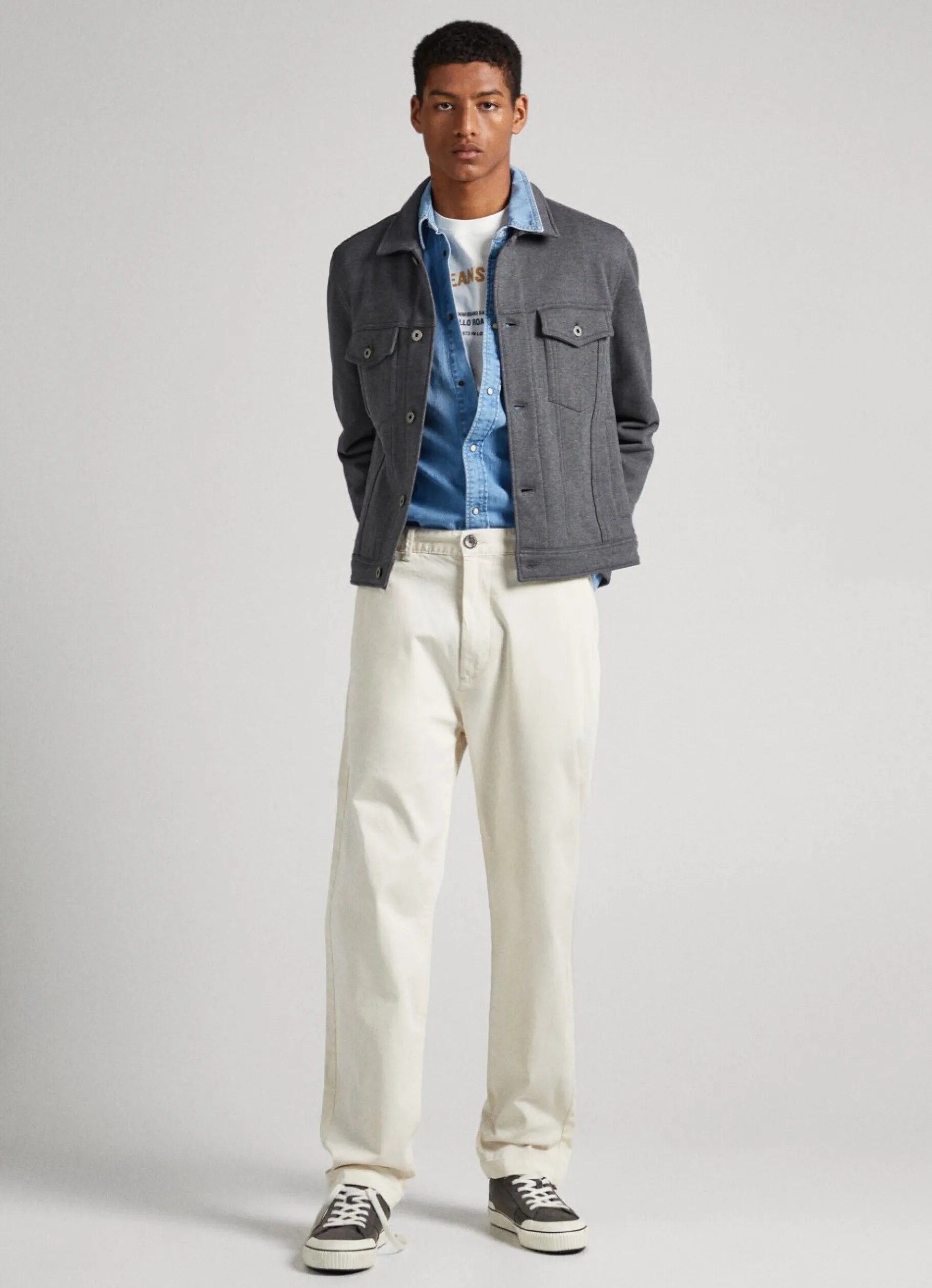 Men Pepe Jeans Nils Loose Fit Chino Pants