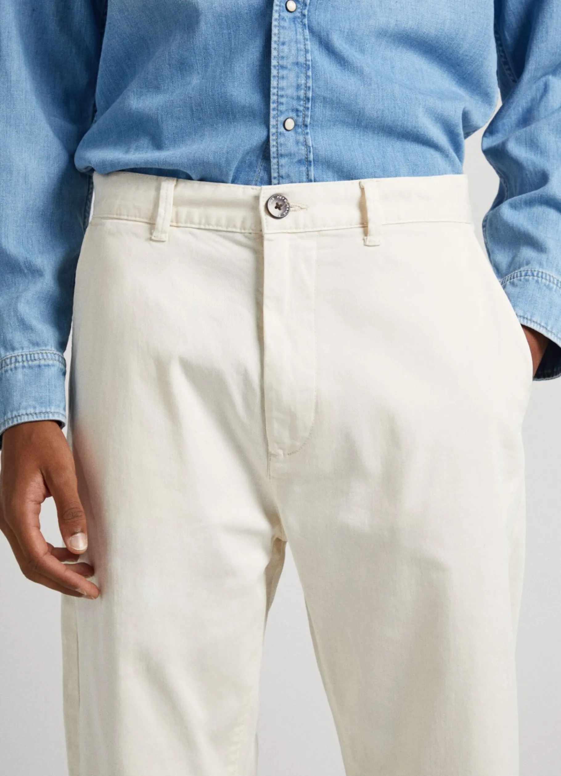 Men Pepe Jeans Nils Loose Fit Chino Pants