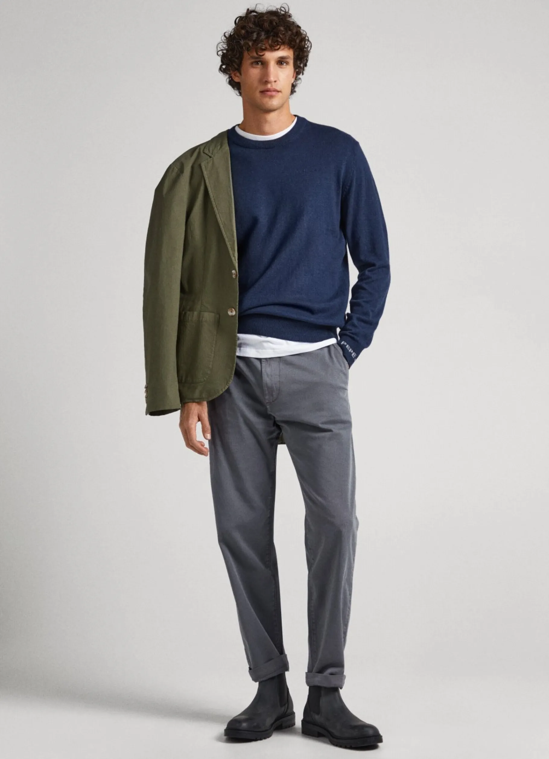 Men Pepe Jeans Nils Loose Fit Chino Pants