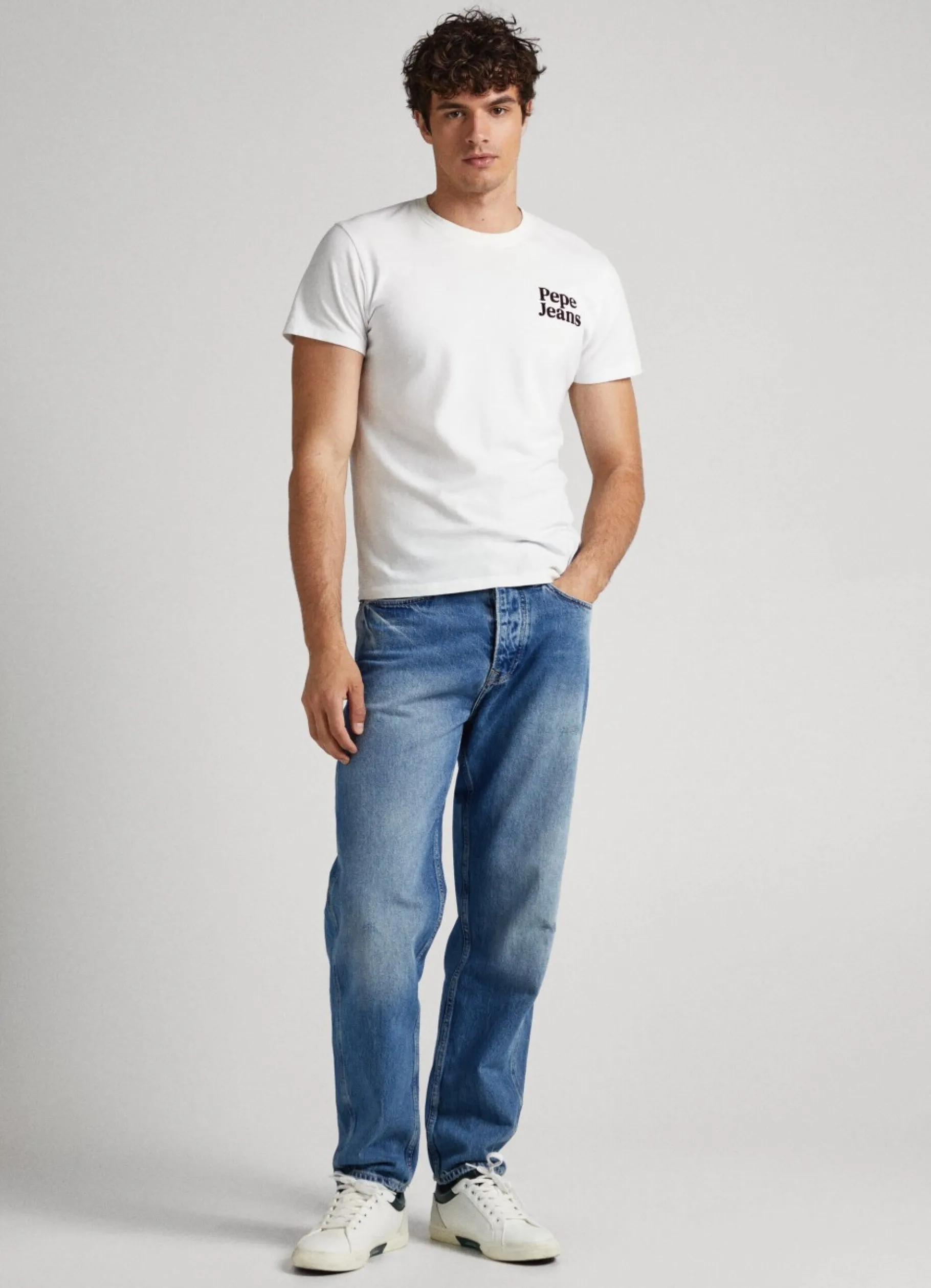 Men Pepe Jeans Nils Loose Fit Drop-Rise Jeans