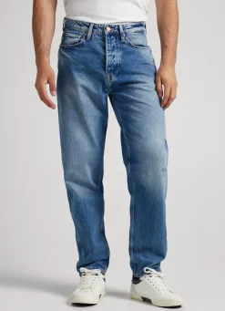 Men Pepe Jeans Nils Loose Fit Drop-Rise Jeans