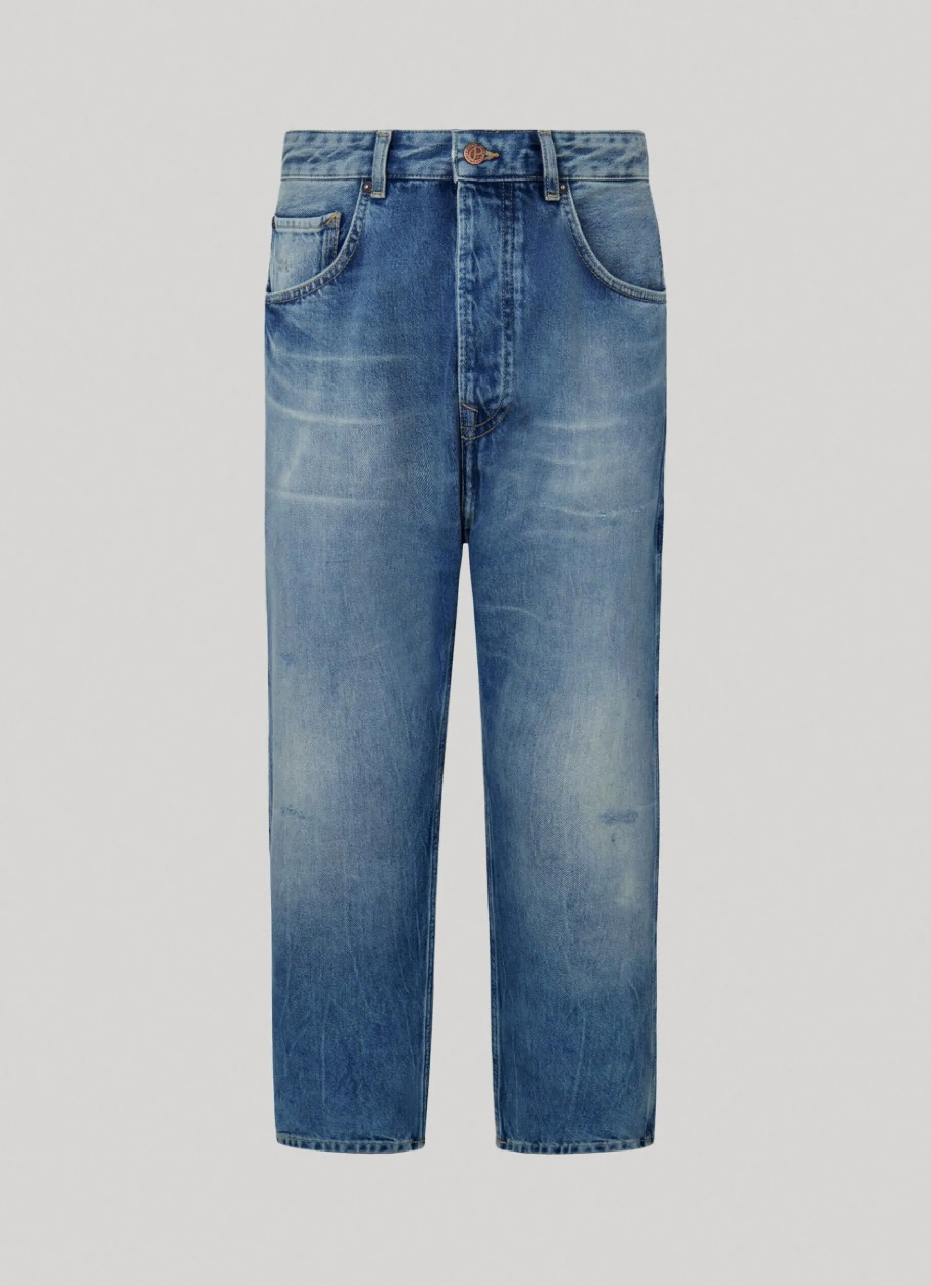 Men Pepe Jeans Nils Loose Fit Drop-Rise Jeans
