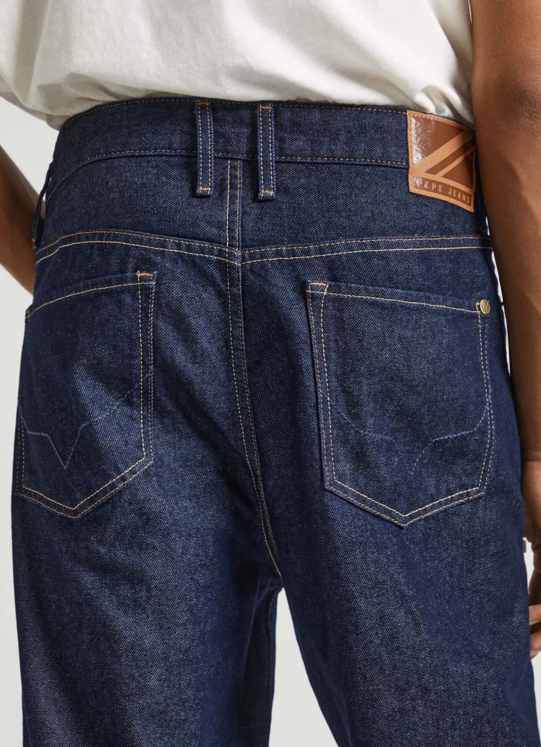 Men Pepe Jeans Nils Raw Loose Fit Drop-Waist Jeans